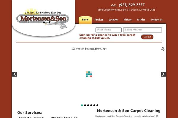 mortensencarpetcleaning.com site used Mcarpet-clean