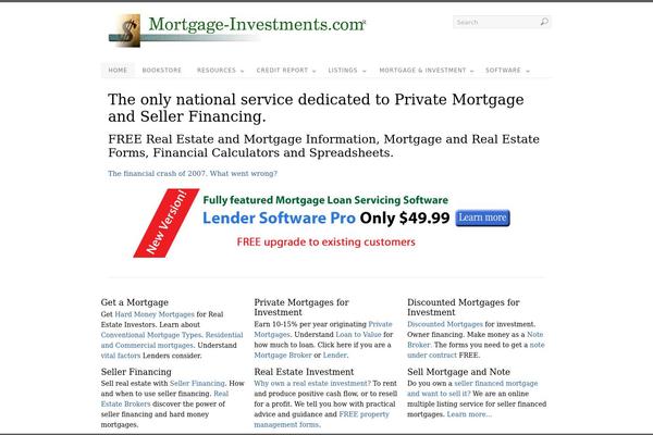 mortgage-investments.com site used Platformbase