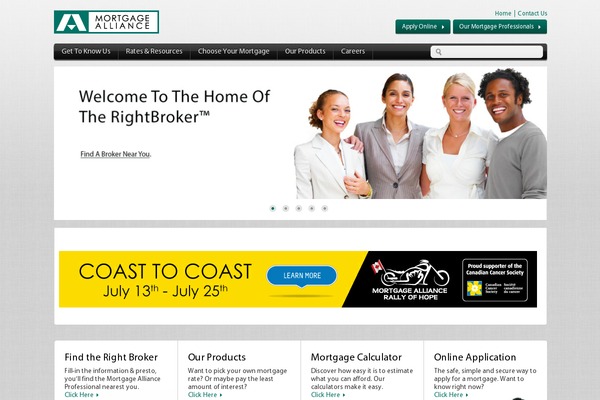 mortgagealliance.com site used Tmacc