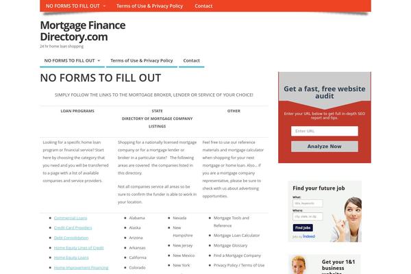 MesoColumn theme site design template sample