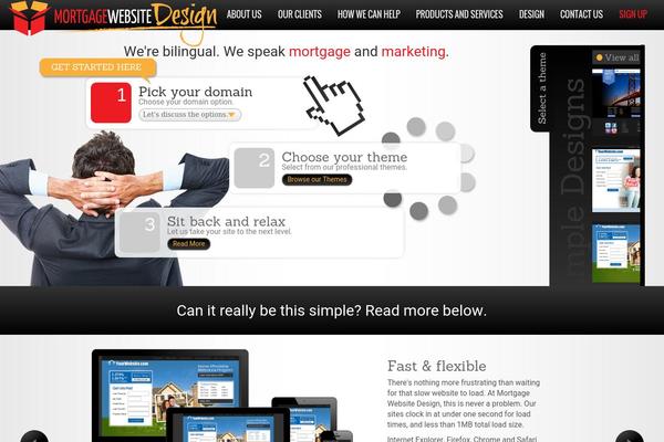 mortgagewebsitedesign.net site used Modular