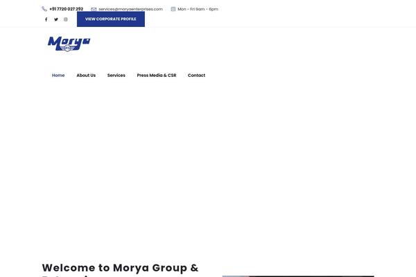 moryatrans.com site used Moryaenterprises