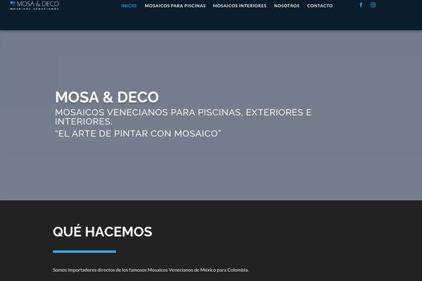 Divi theme site design template sample