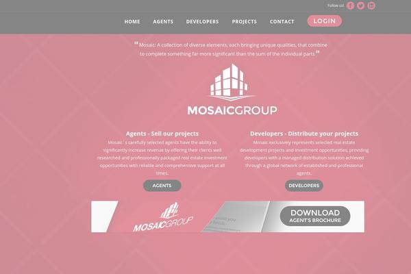 mosaicgroupinternational.com site used Dry Wp