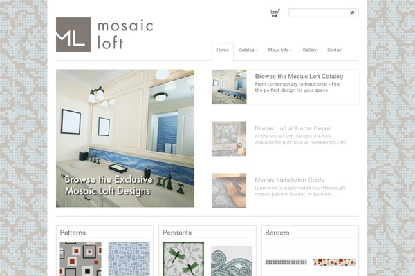 mosaicloft.com site used Molo