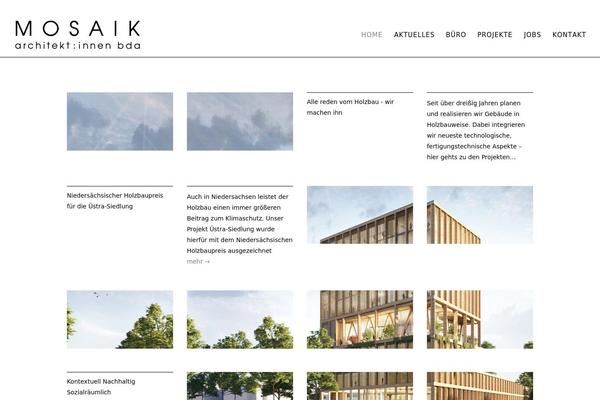 Divi Child theme site design template sample