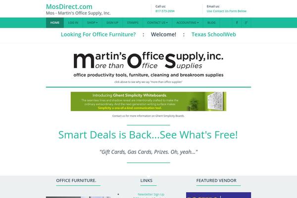 mosdirect.com site used E2w-themes-business-advantage