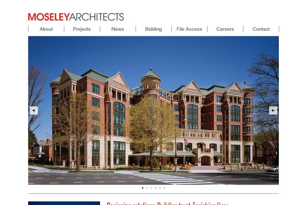 moseleyarchitects.com site used Modules