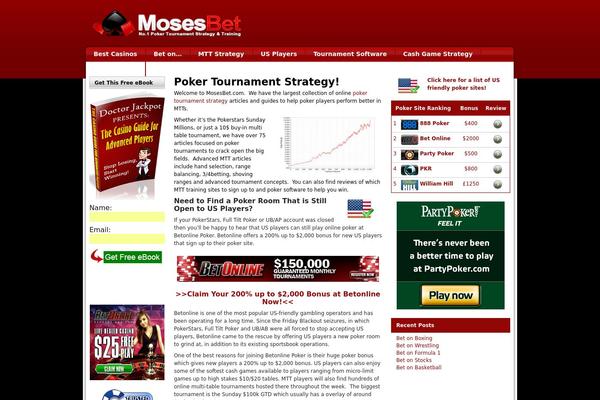 mosesbet.com site used Pokerbankroll