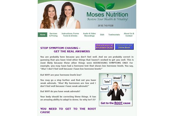 mosesnutrition.com site used Nikki