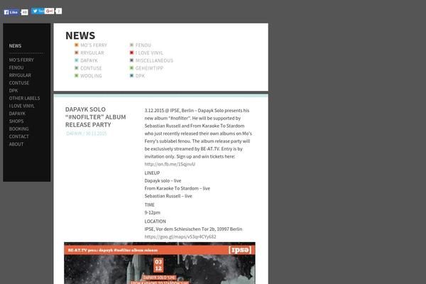 WordPress website example screenshot