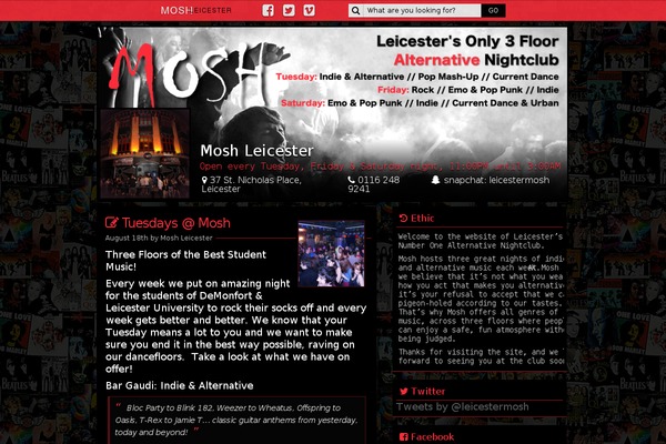 moshleicester.co.uk site used Club