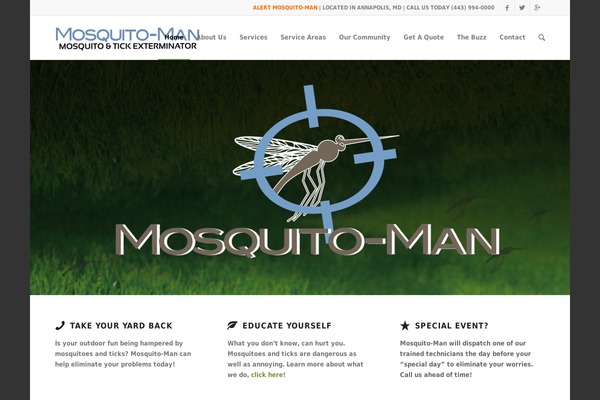 WordPress website example screenshot