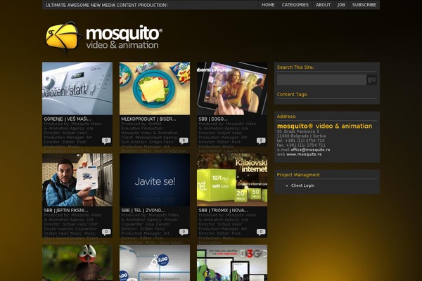 mosquito.rs site used Msq