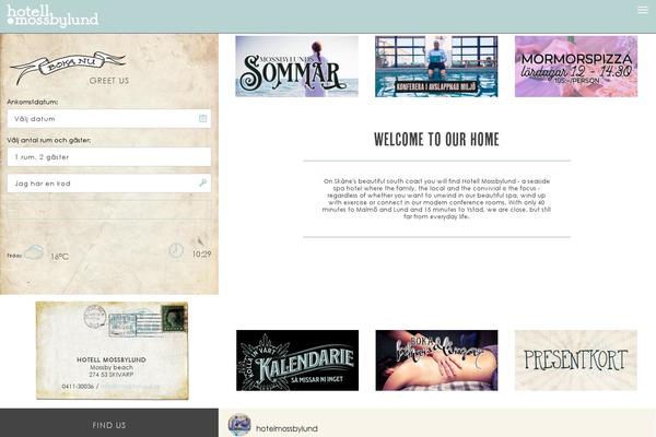Calluna-child theme site design template sample