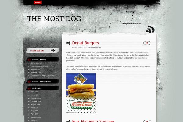 mostdog.com site used Greyzed-wpcom