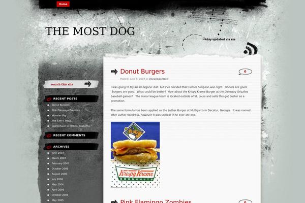 WordPress website example screenshot