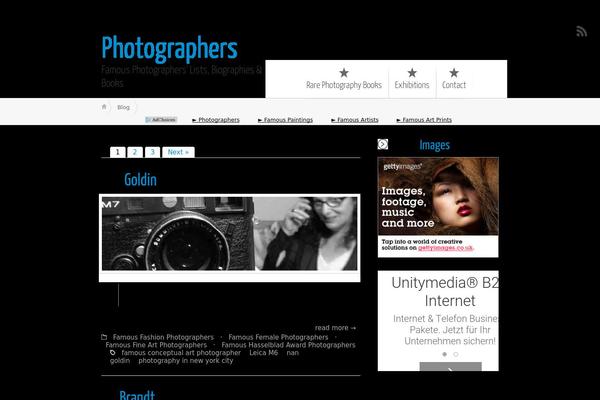 mostfamousphotographers.com site used Montezuma
