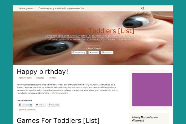 mostlymommies.com site used WP StrapThirteen