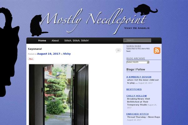 mostlyneedlepoint.com site used Mnupdated