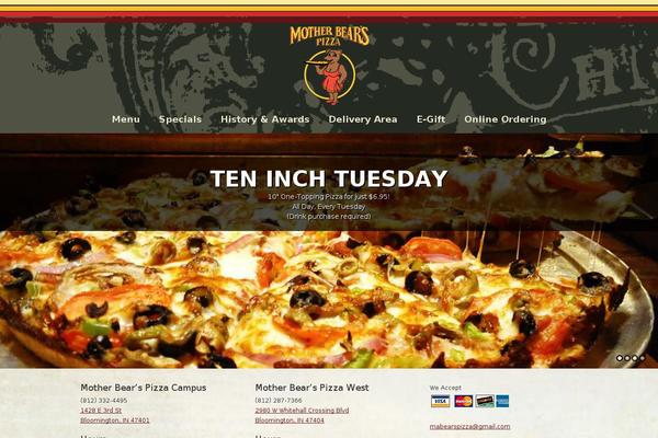 motherbearspizza.com site used Motherbears