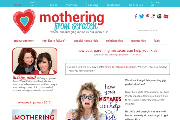 motheringfromscratch.com site used Magens-bay