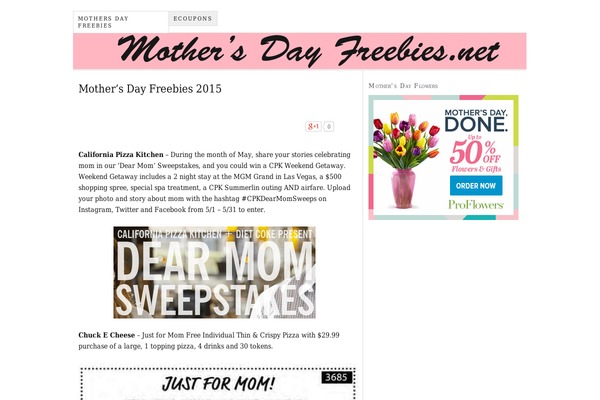 mothersdayfreebies.net site used Thesis 1.8