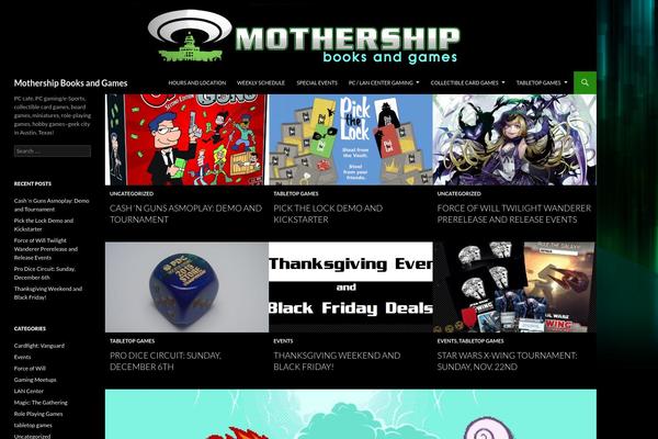 mothershipatx.com site used Twenty Fourteen