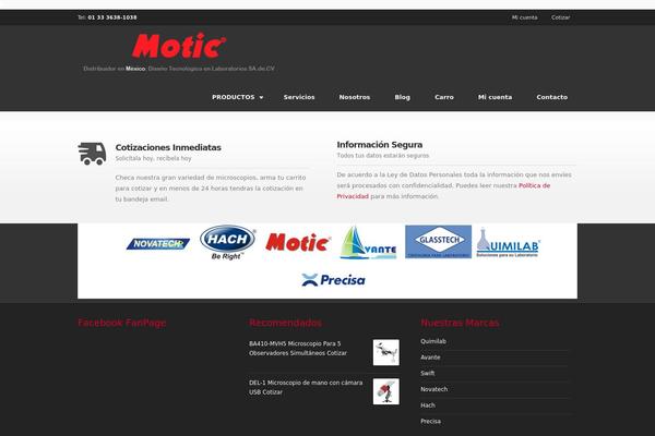 moticmexico.com site used Shopsum