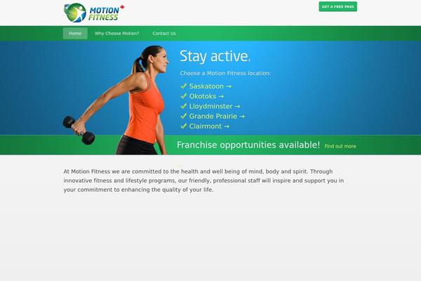 motionfitness.ca site used Motionfitness.ca