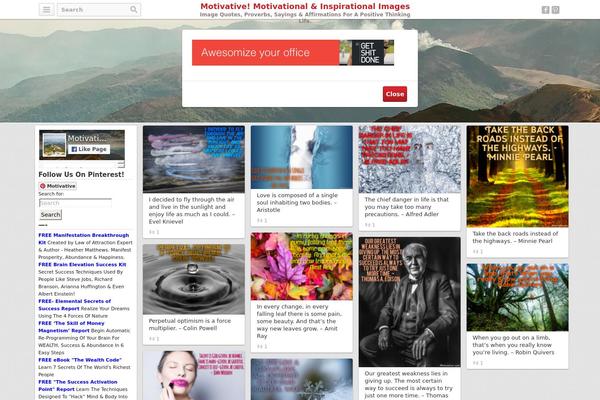 Covert PinPress theme site design template sample