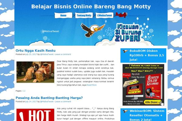 motivatweet.com site used Motty