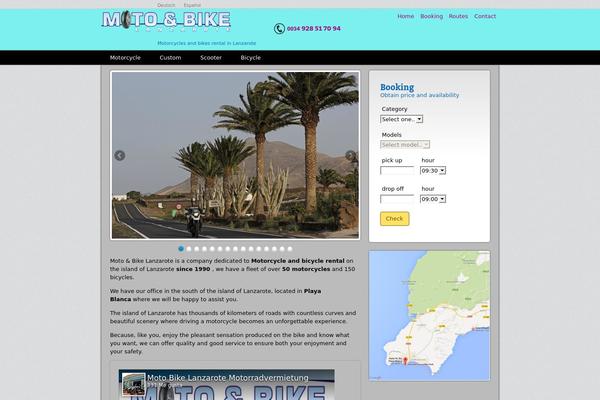 motobikelanzarote.com site used Motoandbike