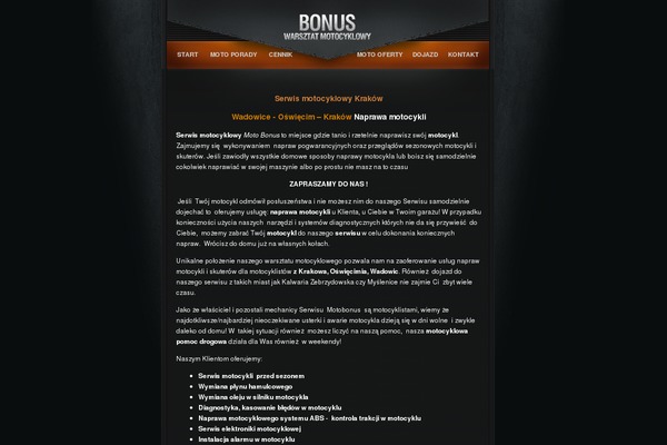 motobonus.eu site used Bonus