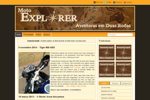 Expedition theme site design template sample