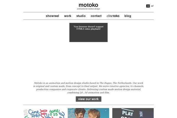 motoko.tv site used Motoko