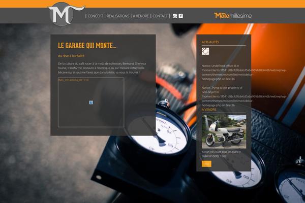 motomillesime.com site used Motomillesime