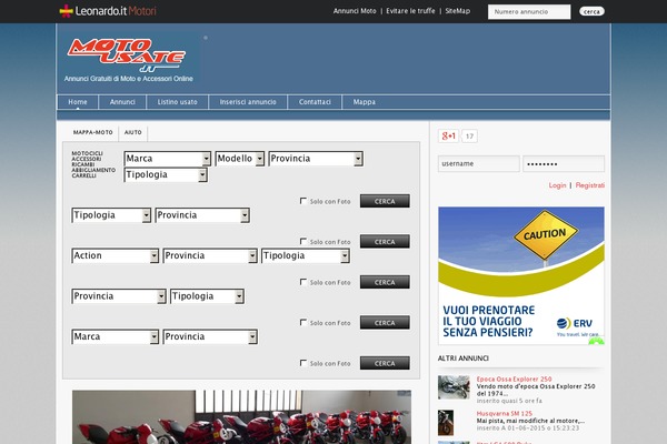 motonuova.it site used Leonardoit