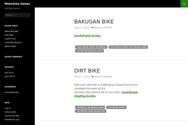 motorbikegamesnow.com site used New-durus