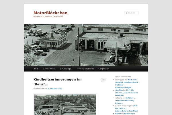 WordPress website example screenshot