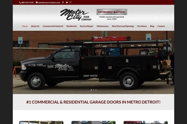 Divi theme site design template sample