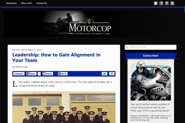 motorcopblog.com site used Get Noticed