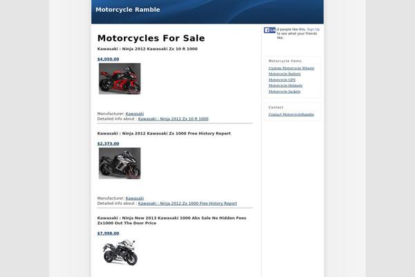 motorcycleramble.com site used Shadedgrey