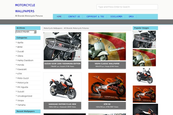 motorcyclewall.com site used Semangat