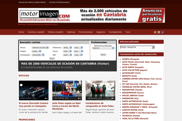 motorimagen.com site used Arras WP theme