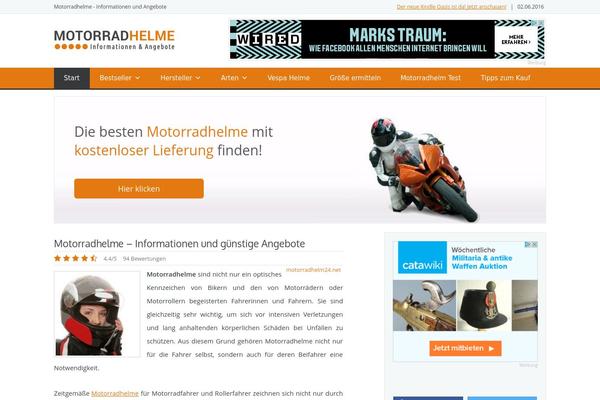 motorradhelm24.net site used Weblogwerk
