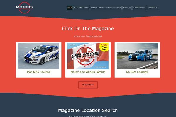 Motors theme websites examples