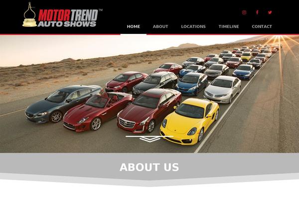 motortrendautoshows.com site used Sassapress