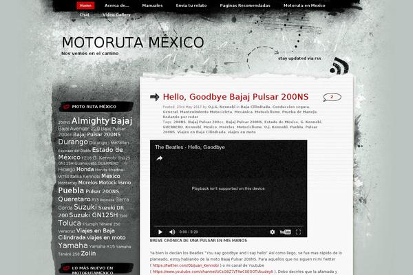 motorutamexico.com site used Retro-blog