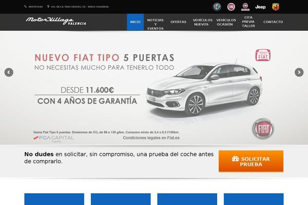 fiat WordPress theme, websites list used fiat theme fiat theme websites examples